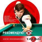 Шары TAO-MI PROFESSIONAL 68 мм Желтый биток