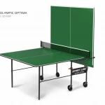 Стол теннисный Olympic Optima Зелёный с сеткой
